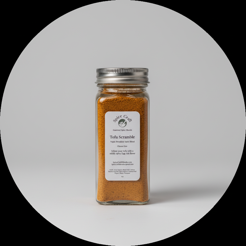 Vegan Tofu Scramble Spice Blend – Plant-Based Egg Flavoring, Breakfast Seasoning (2.5 oz)